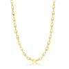 14K Yellow Gold U-Link Design Necklace - Johnny Dang & Co