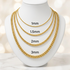 14KT Gold Hollow Franco Chains
