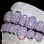 JDWR-2026-17 Flawless "King Princess Cut" Invisible Set Grillz White Gold (Perm)