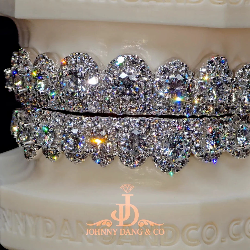 JDWR-2026-38-A GIA "Honeymoon" Set Grillz White Gold (Pull Out)