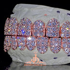 JDWR-2026-1-Flawless "10pt Ghost" Set Grillz Rose Gold (Perms)