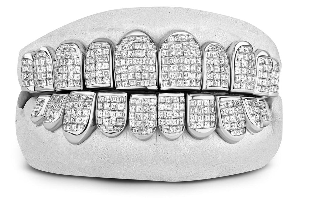 JDTK-JDG1020 invisible Carre Cut Set Diamond Grill - Johnny Dang & Co