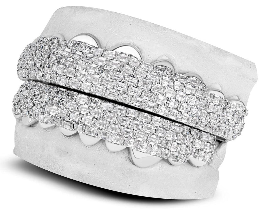 JDTK-G4070-Emerald Prong set Diamonds - Johnny Dang & Co