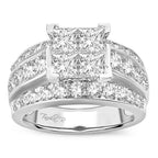 14K 3.50CT PR/CT Diamond RING. - Johnny Dang & Co