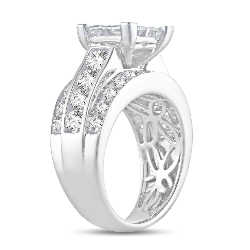 14K 3.50CT PR/CT Diamond RING. - Johnny Dang & Co