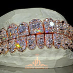 JDWR-2026-34 NO GIA "Honeymoon" Set Grillz Rose Gold (Perms)