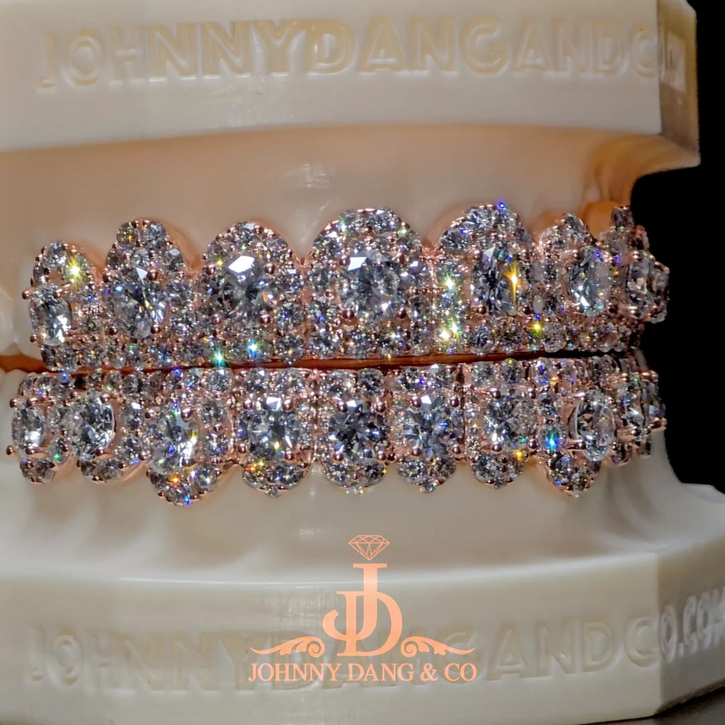 JDWR-2026-35 NO GIA "Honeymoon" Set Grillz Rose Gold (Pull Out)