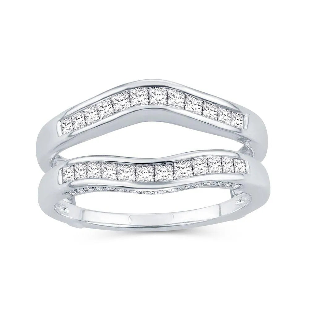 14K 0.75CT Diamond RING GUARD - Johnny Dang & Co