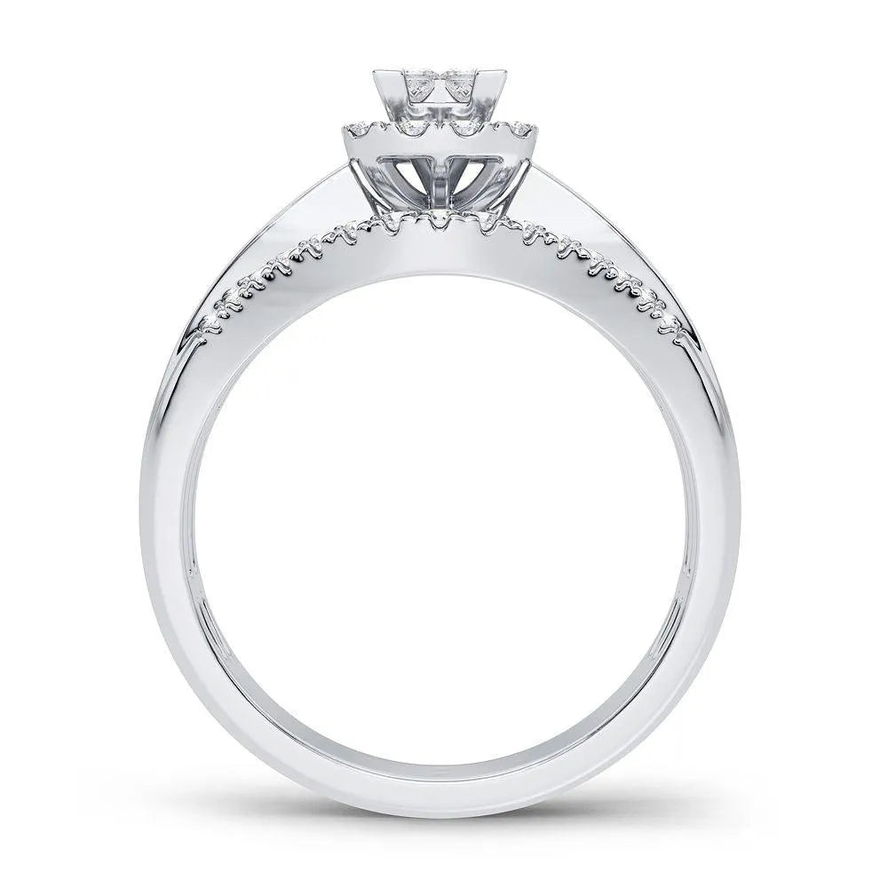 14K 1.00CT Diamond Ring - Johnny Dang & Co
