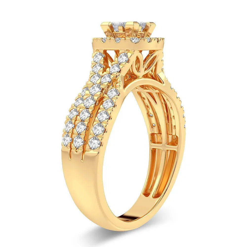 10K 1.00CT Diamond Ring - Johnny Dang & Co