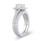 14K 0.62CT Diamond Bridal Ring - Johnny Dang & Co