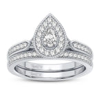 14K 0.50CT Diamond Bridal Ring - Johnny Dang & Co