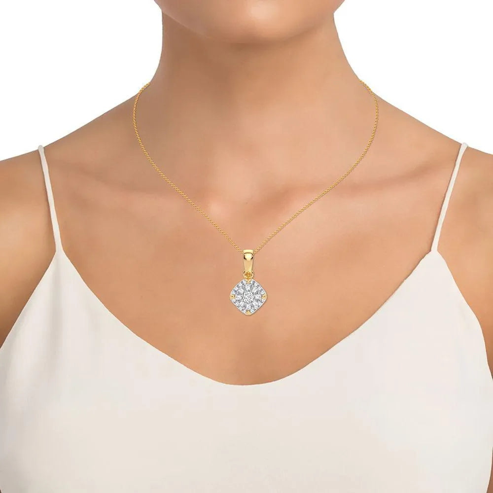 10K 0.40CT DIAMOND PENDANT - Johnny Dang & Co