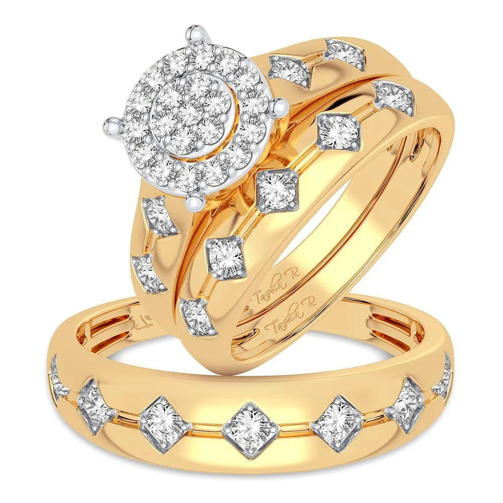 10K 0.76CT DIAMOND TRIO SET - Johnny Dang & Co