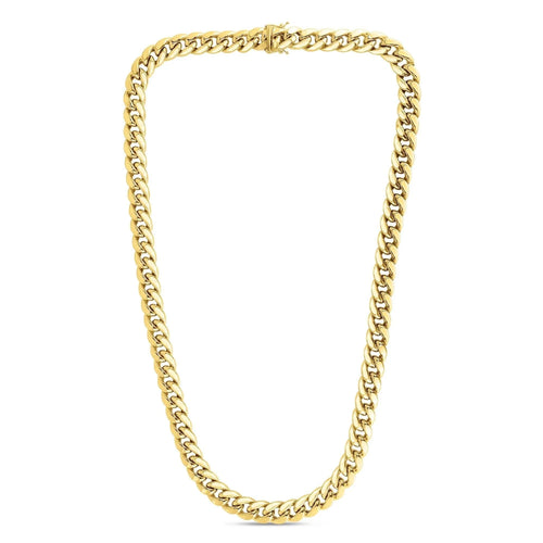 10K Gold 5mm Semi-Solid Classic Miami Cuban - Johnny Dang & Co