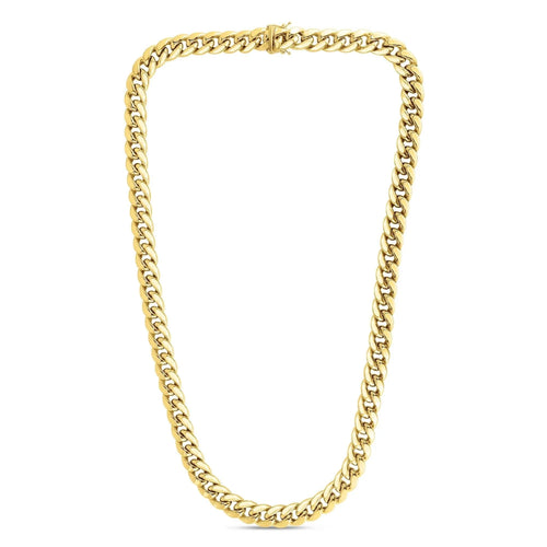 10K Gold 6.1mm Semi-Solid Classic Miami Cuban - Johnny Dang & Co