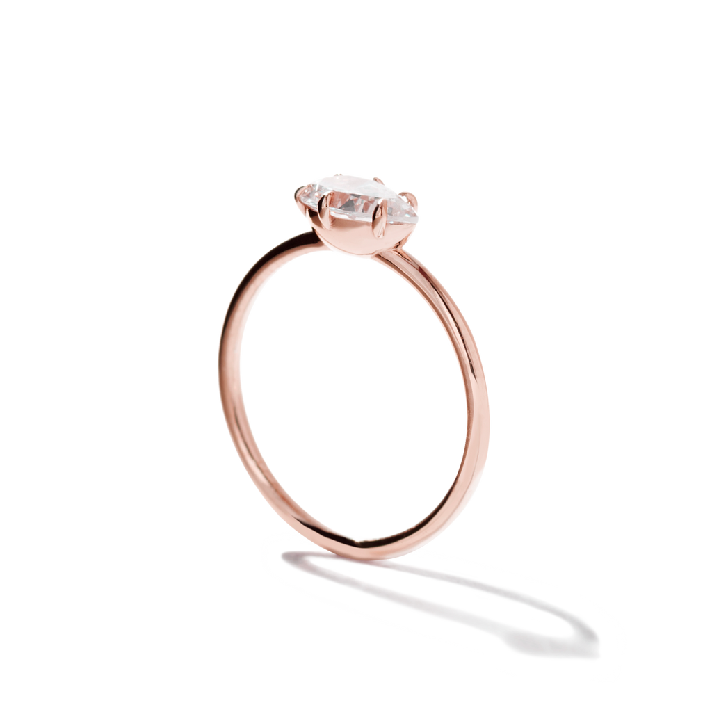 East-West Engagement Ring