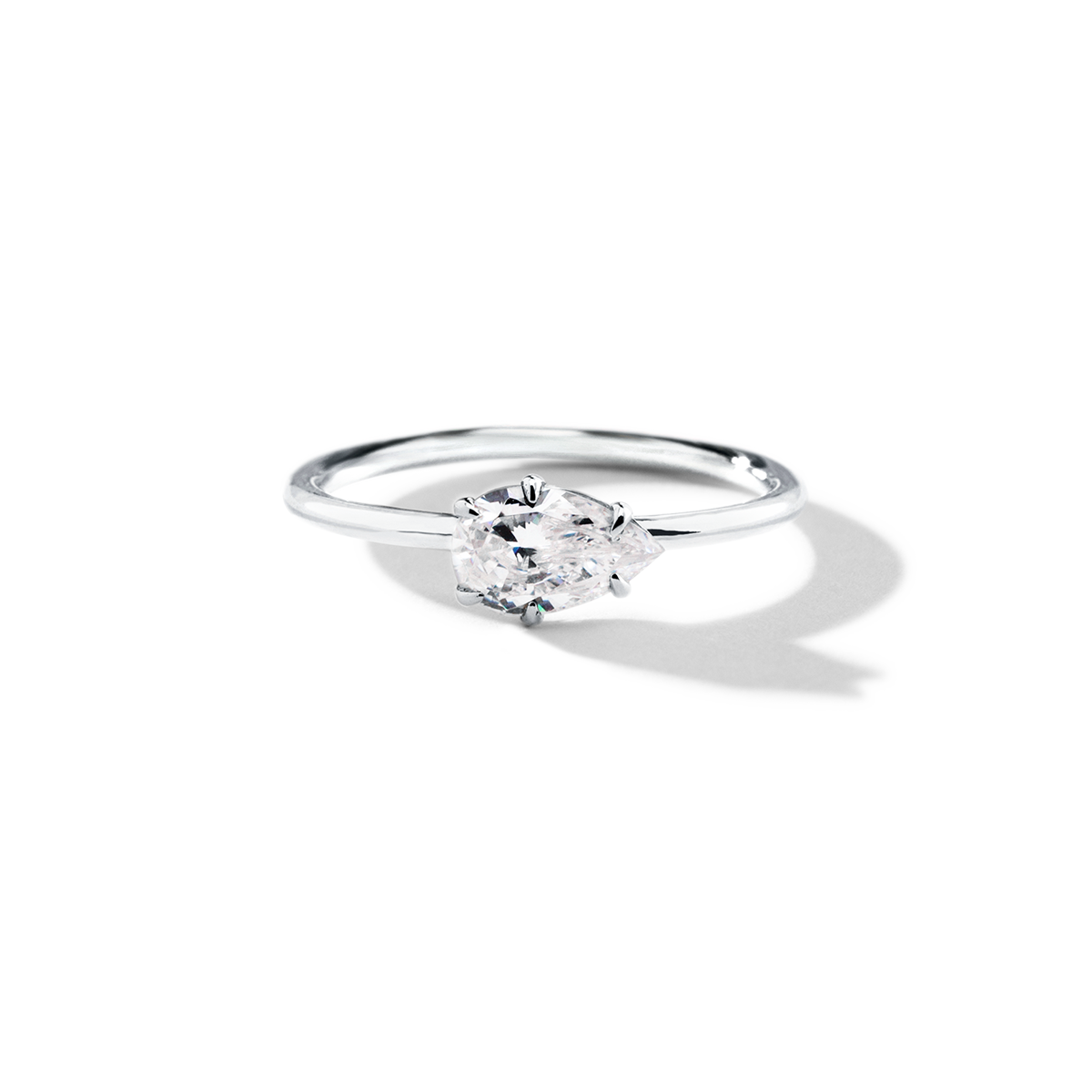 East-West Engagement Ring