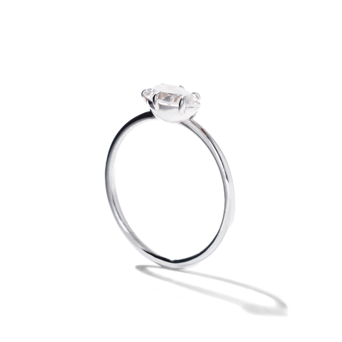 East-West Engagement Ring