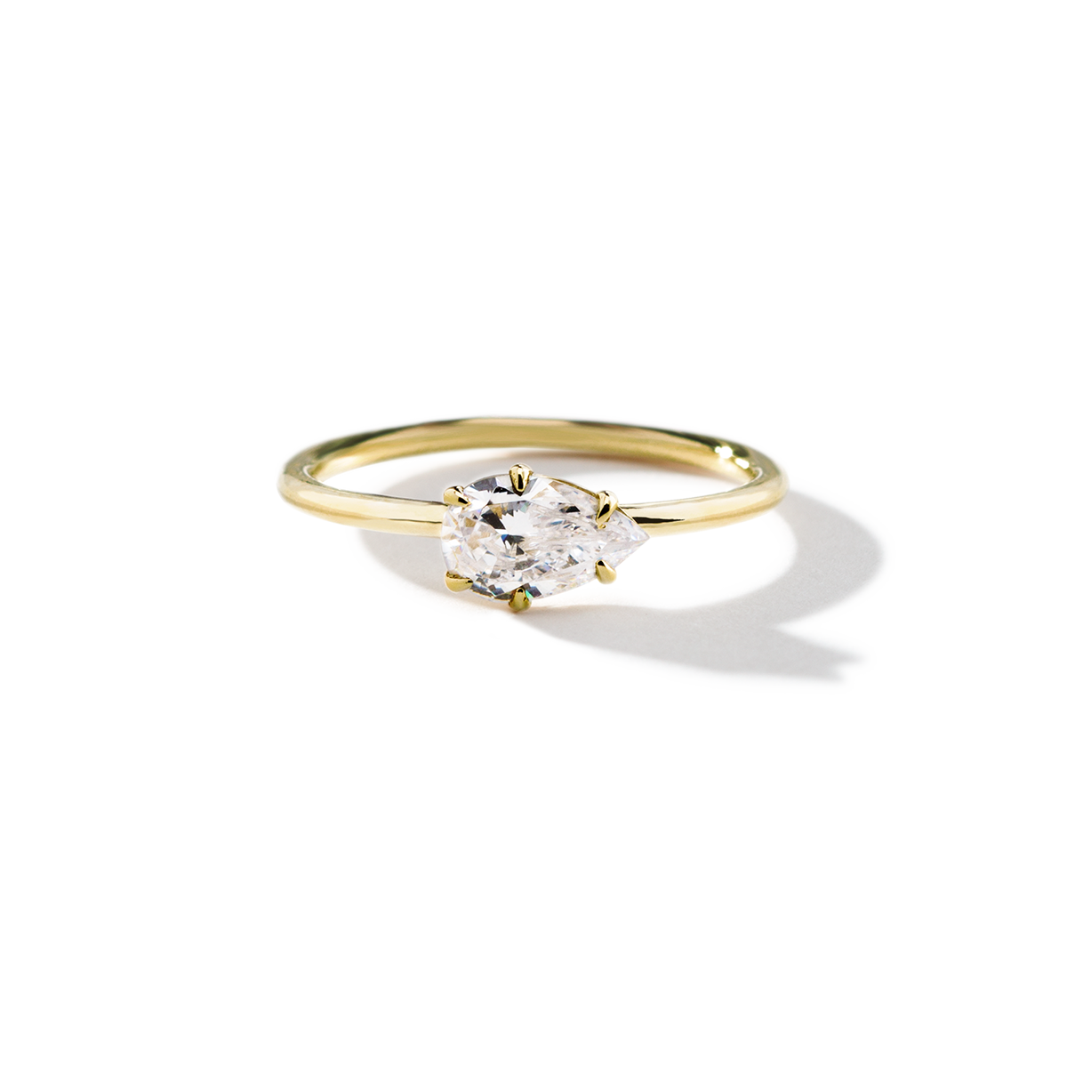 East-West Engagement Ring