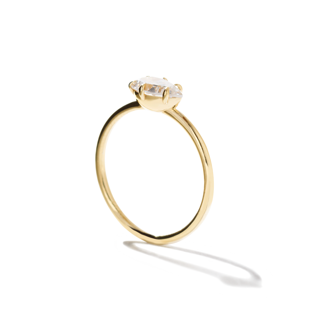 East-West Engagement Ring