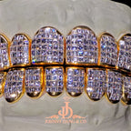 JDWR-2026-9 Flawless "Carre Cut" Invisible Set Grillz Yellow Gold (Perm)