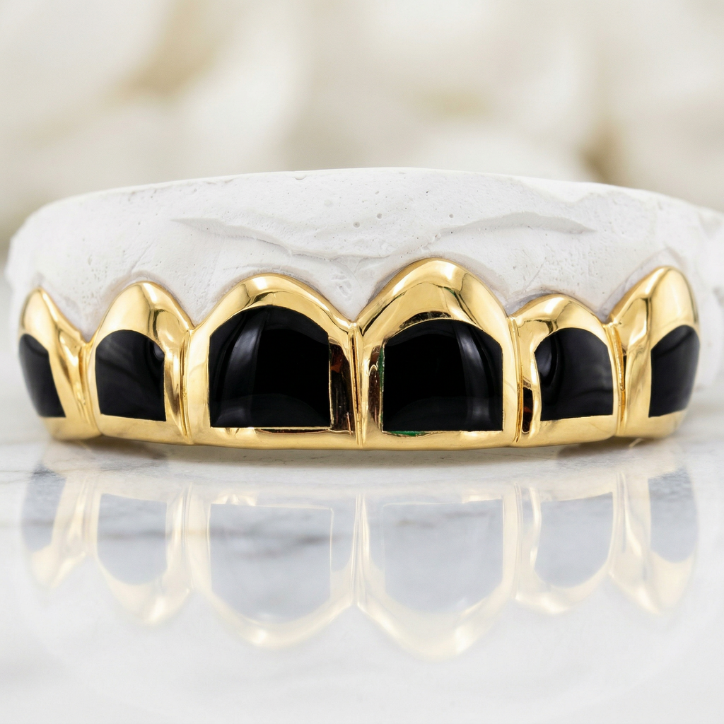 JDWR-CPG3000 CANDY PAINT SIX SOLID TEETH WITH BLACK ENAMEL