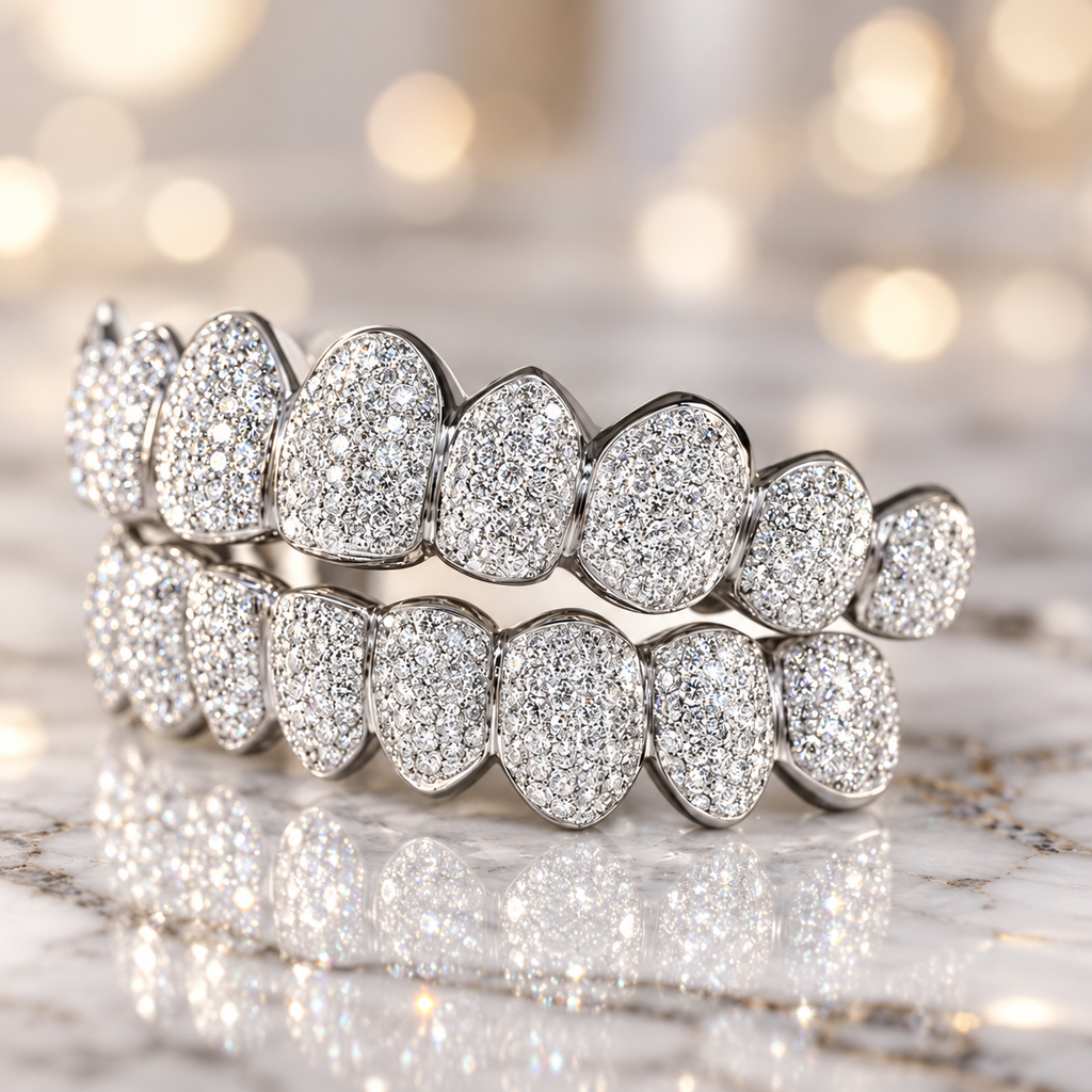JDWR-JD102 Hand Prong Set Diamond Grill