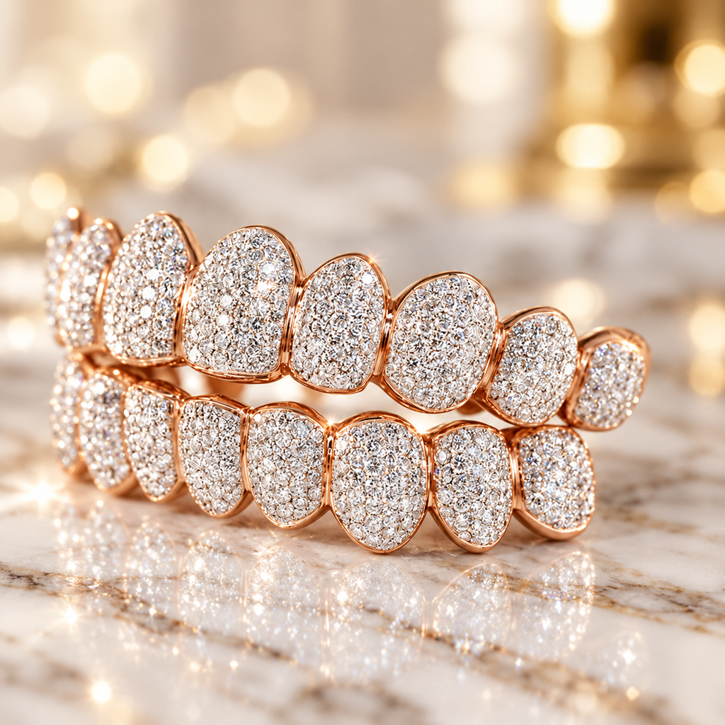 JDWR-JD102 Hand Prong Set Diamond Grill