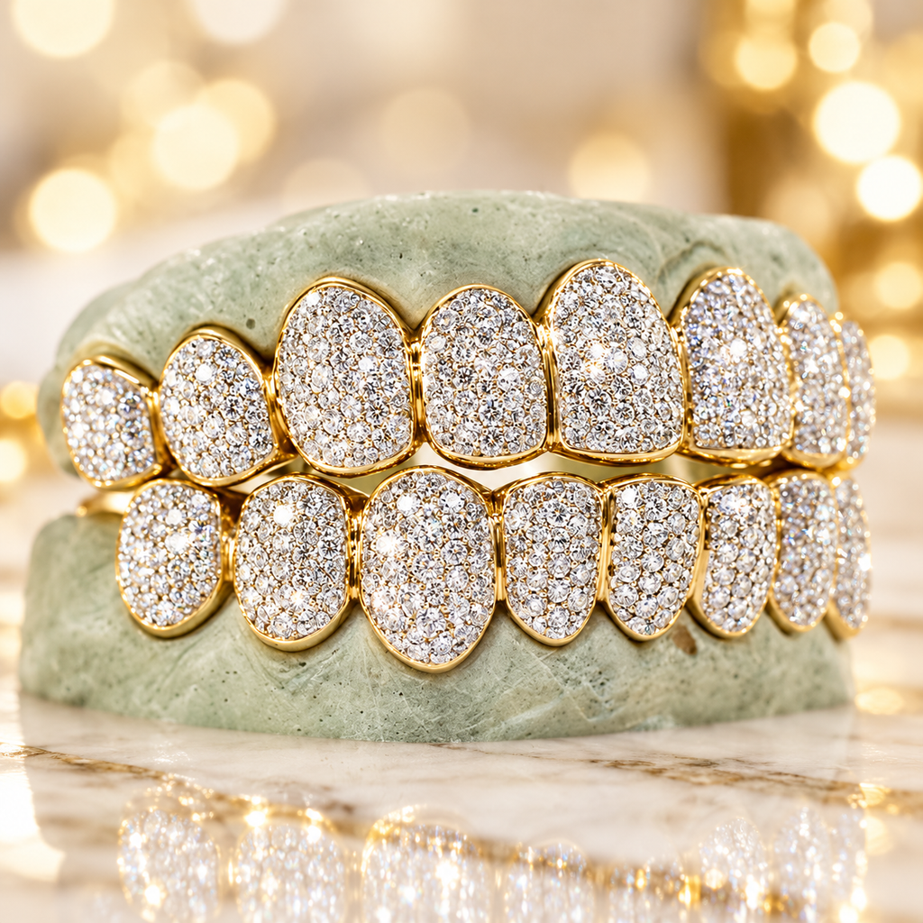 JDWR-JD102 Hand Prong Set Diamond Grill