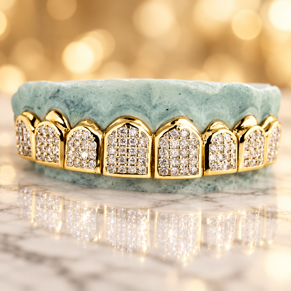 JDWR-C1532-1 -Prong Block Set 8 Teeth Grillz