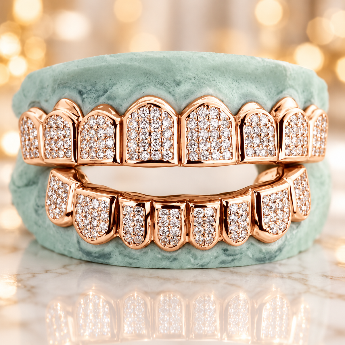 JDWR-C1532-1 -Prong Block Set 8 Teeth Grillz