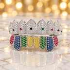 JDWR-G60-2 Ornaments II 8 Top or BottomTeeth Pull out Colorful Grill