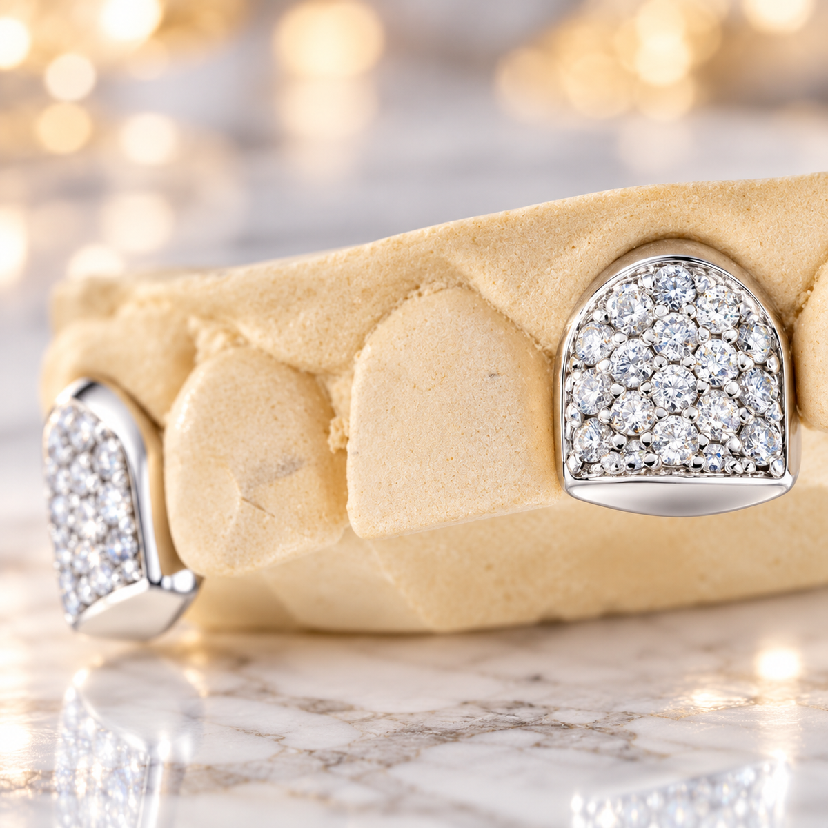 JDWR-0047-2 PRONG SET CUSTOM COLOR DIAMOND TEETH