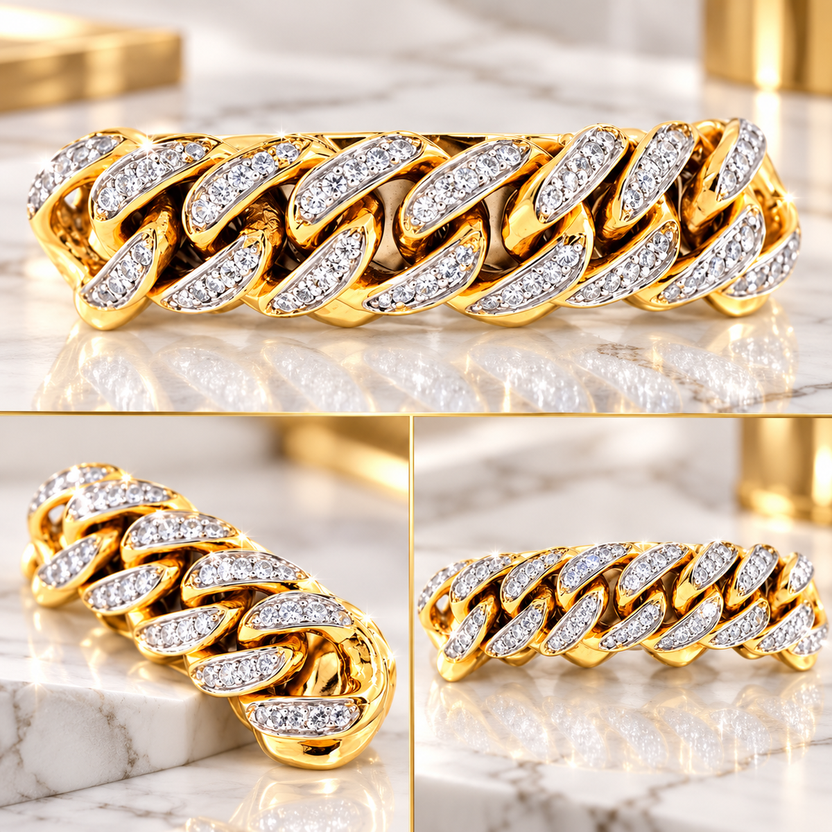 JDWR-302-TVJ160302 CUSTOM CUBAN LINK DIAMOND GRILL