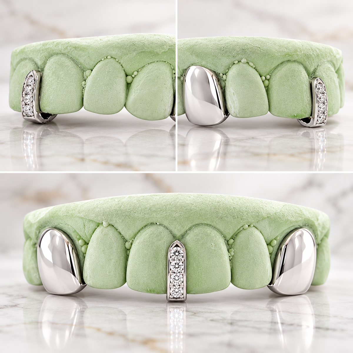 JDWR-JDG61A TWO SOLID WITH BACK BAR AND DIAMOND GAP FILLER