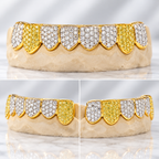 JDWR-C108D1 ROUND DIAMOND HAND PRONG SET GRILL