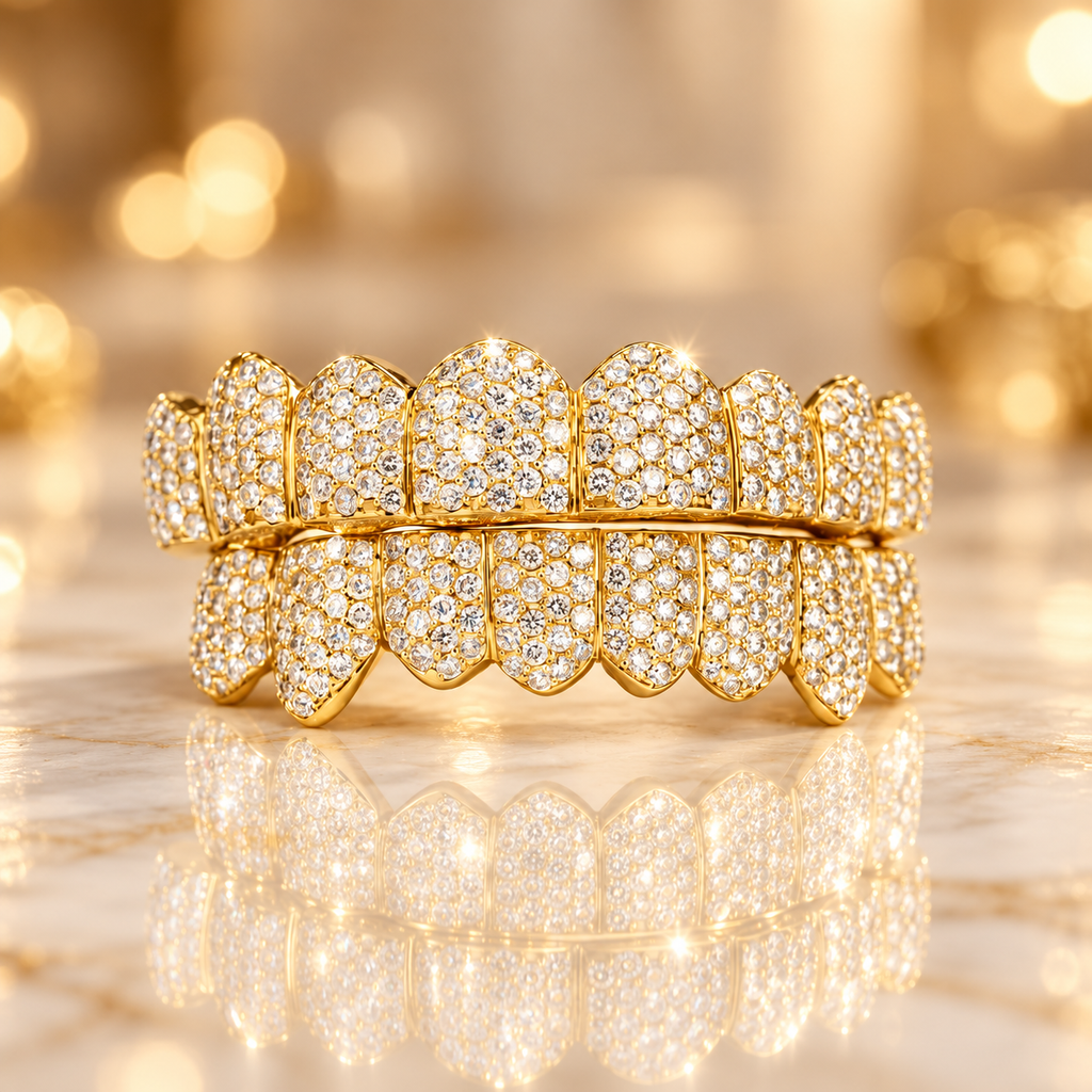 JDWR-056 -  Honeycomb Set Diamond Grillz