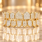 JDWR-046 - SI Two Tone Honeycomb Diamond Grillz