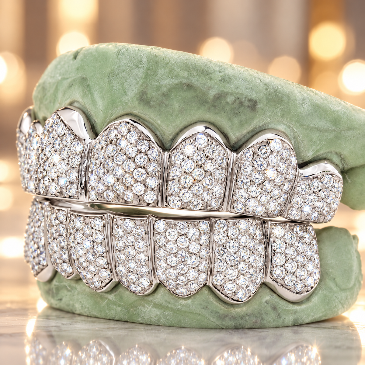 JDWR-S161104-Young Dolph Hand Prong Set Diamond Grill