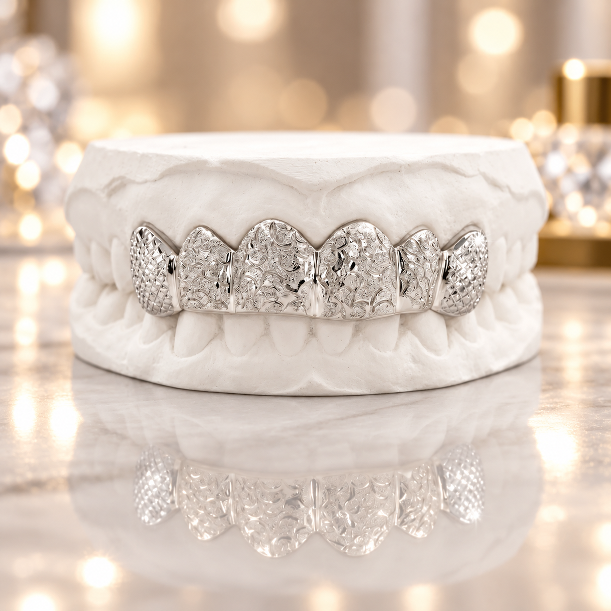 JDWR-3002G-Deep Cut Grill with Diamond Dust and Cuts Grillz