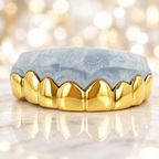 JDWR-3005A1-8 TOP OR 8 BOTTOM SOLID GOLD GRILL