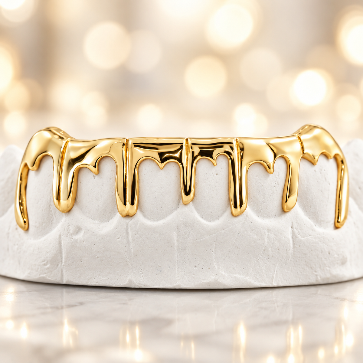 JDWR-C101A-6 TOP OR 6 BOTTOM Piece Dripping Gold Grill