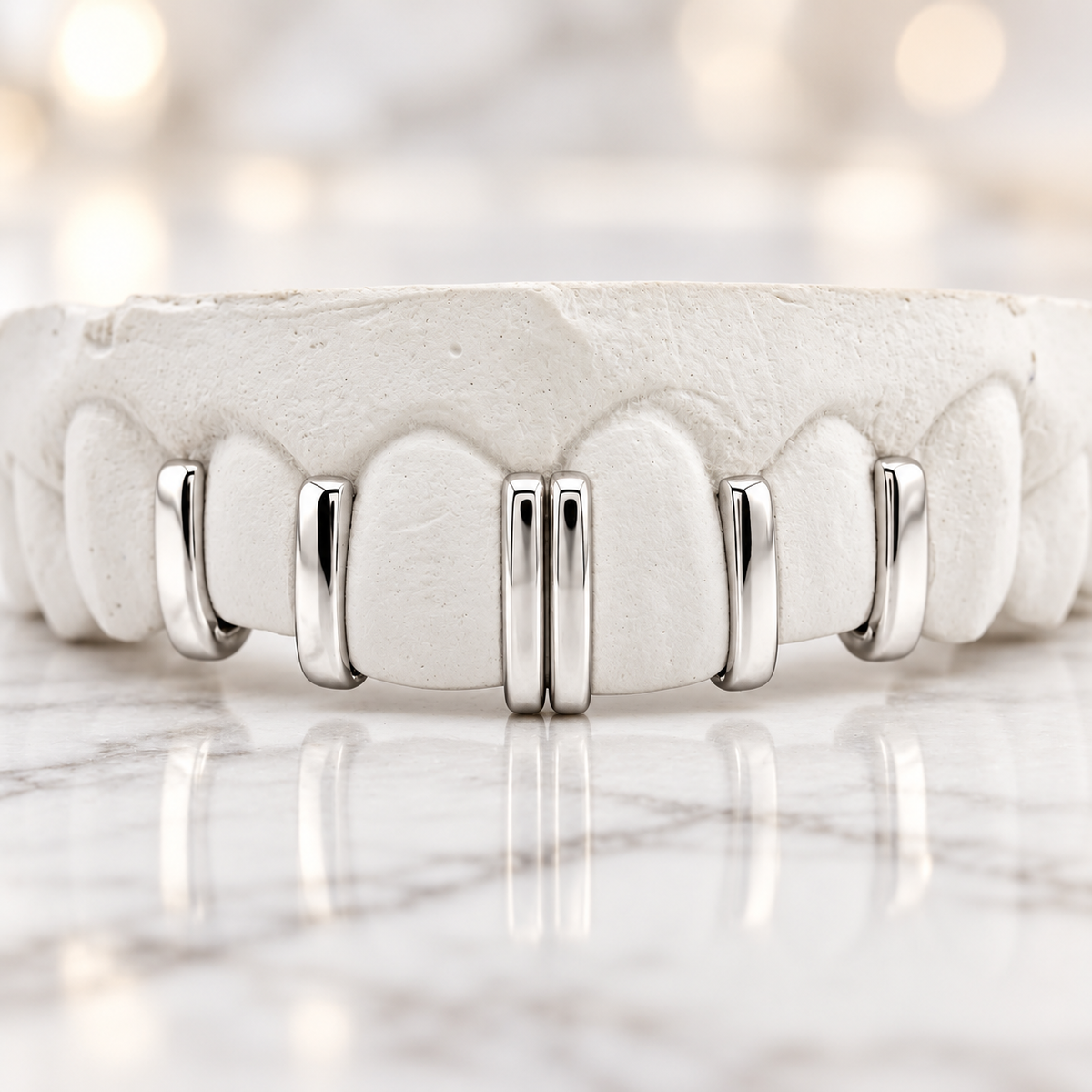 JDWR-TVJ171201-1-6 TOP OR 6 BOTTOM Teeth Solid Barz Grill