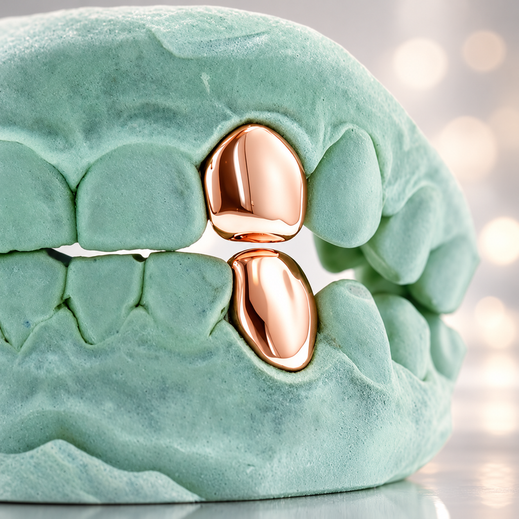 JDWR-S151506-1 SINGLE 18K INDIVIDUAL PERMANENT Cap / Tooth