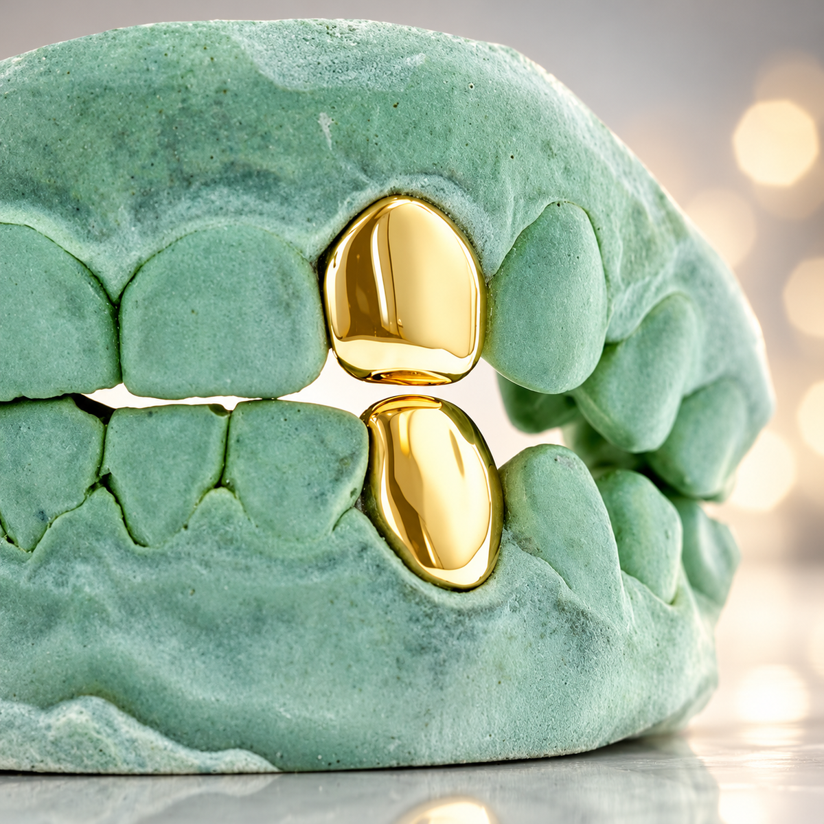 JDWR-S151506-1 SINGLE 18K INDIVIDUAL PERMANENT Cap / Tooth