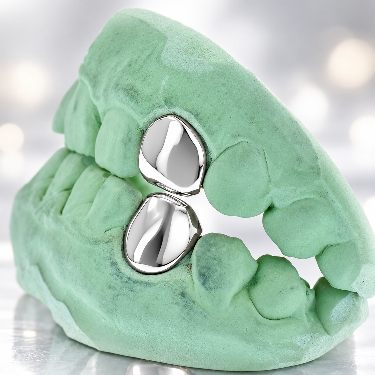 JDWR-S151506-1 SINGLE 18K INDIVIDUAL PERMANENT Cap / Tooth
