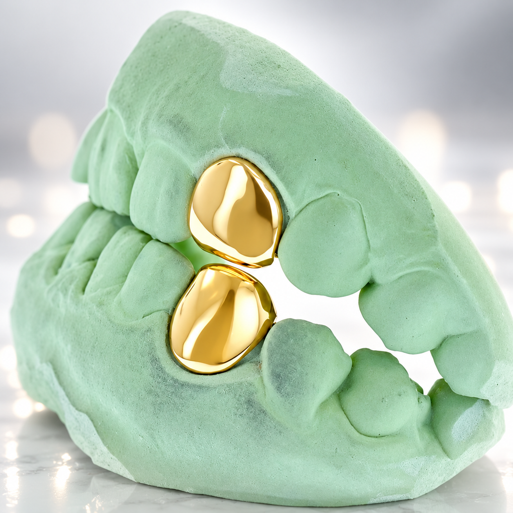 JDWR-S151506-1 SINGLE 18K INDIVIDUAL PERMANENT Cap / Tooth