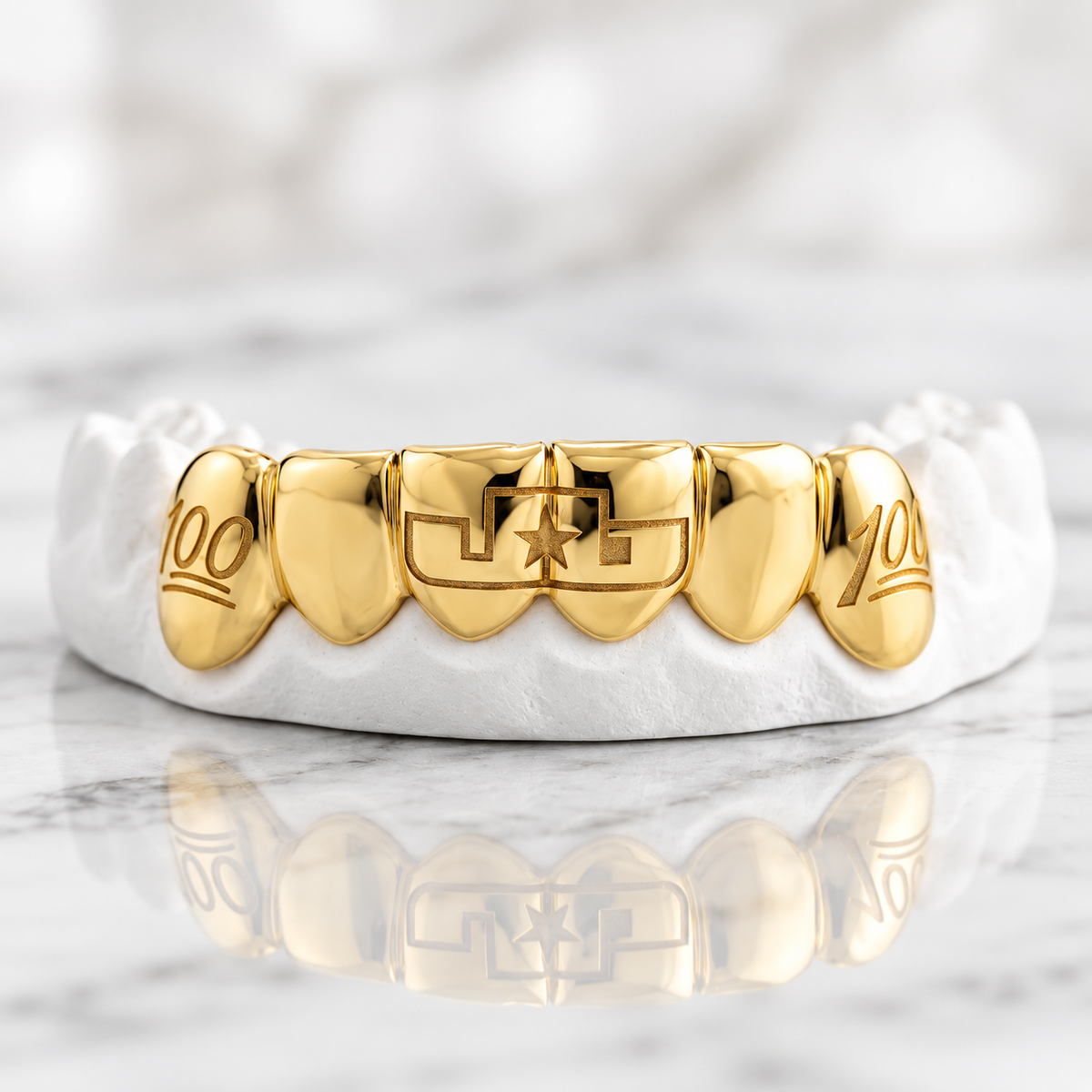 JDWR-ENG0013-6 solid 4 Engraved Teeth