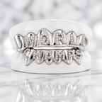 JDWR-127- Cubic Zirconia World Champs 6 Top & 6 Bottom Teeth Grill